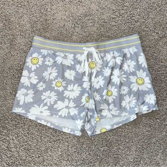 PJ Salvage Smiley Blooms Shorts - Pale Pink